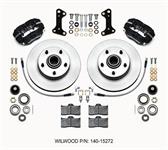 Disc Brakes, Classic Series Dynalite, Front, Solid Surface Rotors, 4-piston Gray Calipers