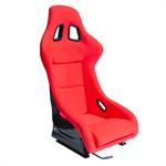 Sport seat 'MO' - Red - Non-reclinable fibreglass back-rest