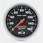 Speedometer 127mm 0-160mph Sport-comp Electronic
