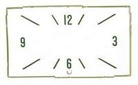 Clock Face Lens,Westclox,1957