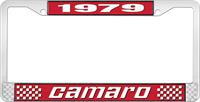 nummerplåtshållare, 1979 CAMARO STYLE 2 röd