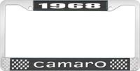 1968 CAMARO LICENSE PLATE FRAME STYLE 1 BLACK