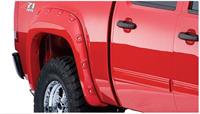 Fender Flares, Cut-Out, Front and Rear, Black, Dura-Flex Thermoplastic,  GMC Pickup, Sold as a set of 4