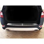 RVS Achterbumperprotector passend voor Volvo XC70 2004-2007 'Ribs'