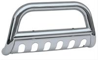 Grille Guard, Bull Bar, One-piece, Stainless Steel, Polished, Chevy, GMC, Each