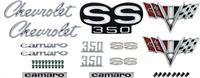 1967 Camaro Super Sport; Exterior Emblem Kit; SS-350