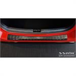 Zwart RVS Achterbumperprotector passend voor Toyota Yaris IV Hatchback 5-deurs 2020-2024 & Facelift 2024- excl. GR 'Ribs'