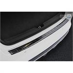 Zwart RVS Achterbumperprotector passend voor Kia Optima Sedan 2015- Ribs'