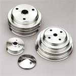 Pulley Kit, Billet aluminum, Serpentine