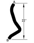 Curved Radiator Hose