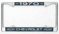 License Plate Frame,Chrm,1970