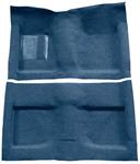 1964 Mustang Convertible Passenger Area Loop Floor Carpet Set with Mass Backing - Ford Blue