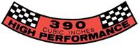 dekal luftfilter, "390 High Performance"