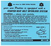 Sleeve, 1974 Pontiac Sunvisor, #496263