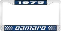 nummerplåtshållare, 1975 CAMARO STYLE 2 blå