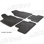 Rubbermatten passend voor BMW X3 2004-2010 (T profiel 4-delig + montageclips)