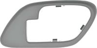 dörrhandtag inre 1995-02 GM C/K PICKUP TRUCK / SPORT UTILITY INNER DOOR HANDLE BEZEL W/O LOCK HOLE - GREY; RH