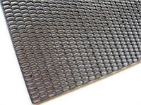 Kunststof Racegaas ABS zwart - HEX Fine 18x7mm - 120x30cm