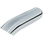Exhaust Tip, Stainless, Brushed, Slant, Non-Rolled Edge, 2.5 in. Inlet, 3 in. Outlet, 11 in