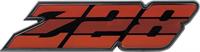 Grille Emblem, Stock Style, Red, Z/28, Chevy, Each