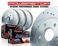 Brake Rotors/Pads, Drilled/Slotted