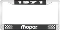 nummerplåtshållare 1971 mopar - svart