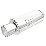 Muffler Stainless 2,25" in / 4" Out