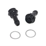 Adapter Fitting; Specialty Adapter Fitting; Carburetor; Black; 7/8 in. -20 x -06AN; Male Flared Extended; w/Re