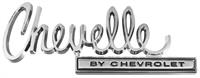Emblem, Trunk Lid, 1970 "Chevelle By Chevrolet"