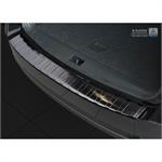 Zwart RVS Achterbumperprotector passend voor Skoda Octavia III Kombi Facelift 2017-2020 'Ribs'