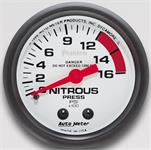 Nitrous pressure, 67mm, 0-2000 psi, mechanical
