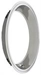 Trim Ring, 14"X7" Rally Wheel, Square Lip, Stainless Steel