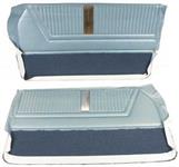 1965 IMPALA SS 2 DOOR COUPE/CONVERTIBLE LIGHT BLUE NON-ASSEMBLED FRONT DOOR PANELS