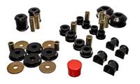 Suspension Bushing Kit; Hyper-Flex System; Incl. Front And Rear Control Arm Bushing; Front 24mm And Rear 22mm