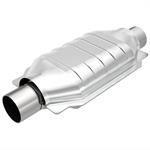 Catalytic Converter 2,5" Oval Polished Stainless
