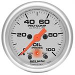 Oil pressure, 52.4mm, 0-100 psi, electric