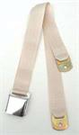 Chevy Seat Belt, Front, Ivory,
