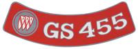 dekal luftrenare "GS 455"