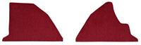 1978-79 Ford Bronco Kick Panel - Cutpile Carpet Kit - Mass - Oxblood