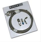 Power Steering Hose, Braided Stainless Steel, AN6, GM