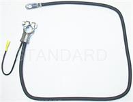 Battery Cable, OE Style, Assembled, Black Plastic Jacket, Top Post, Eyelet, AMC, BMW, Chevy, Chrysler, Ford