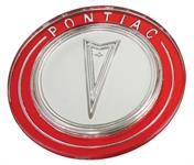 Emblem, Horn Button, 1964 GTO/GP/Catalina/Bonneville, Sport Wheel