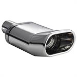 Exhaust Tail Pipe Single Carb Oval Dtm 145x75x20