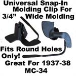 3/4" Snap-In Molding Clip