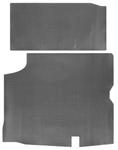 Trunk Mat, Rubber, 1966-67 Cutlass, Gray/Black 