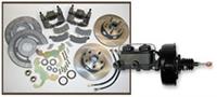 Disc Brake Conversion Kit, With Power Booster & Master Cylinder, Galaxie, Full-Size Mercury, 1960-1964