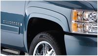 Fender Flares, OE Style, Front, Dura-Flex Thermoplastic, Black, 0.75 in. Flare Width, Chevy, Pair