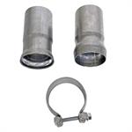 Exhaust Ball and Socket Flange, Stainless Steel, Natural, 2.50 in. Inside Diameter, Kit