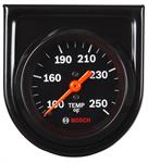 Water/Oil Temperature Gauge, Style Line, Analog, 2 1/16", 100-250 Degrees F