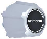 centrumkåpor 4-pack 1982-92 Camaro Z28 N90 Wheel Silver Center Cap With Black/Silver Domed Poly Camaro Logo - Set of 4